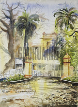 Load image into Gallery viewer, Painting of a building inside Banaras Hindu University