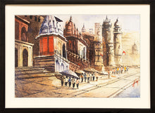 Load image into Gallery viewer, A Painting of Beautiful Ghats in Varanasi