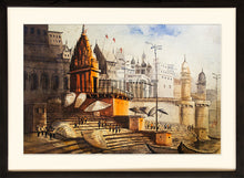 Load image into Gallery viewer, A Painting of Beautiful Ghats in Varanasi