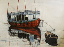 Load image into Gallery viewer, A Painting of Beautiful Ghats in Varanasi