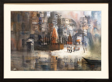 Load image into Gallery viewer, A Painting of Beautiful Ghats in Varanasi