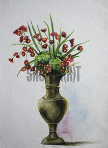 A Vase with Flowers