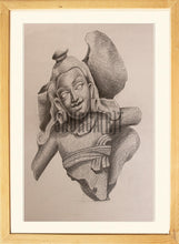 Load image into Gallery viewer, Painting of an Ancient Indian Sculpture