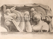 Load image into Gallery viewer, Painting of an Ancient Indian Sculpture