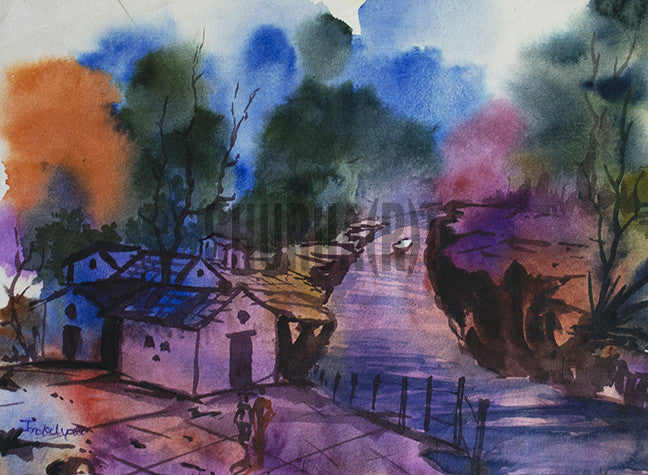 Scene from an Indian Village