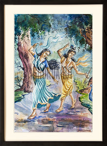 Krishna and Radha