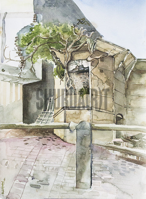 Buildings on Ghats
