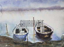 Load image into Gallery viewer, Boats in Ganges