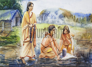 A Painting based on Ramayana