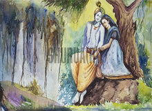 Load image into Gallery viewer, A Painting of Radha-Krishna