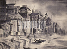 Load image into Gallery viewer, Painting of Benares Ghats