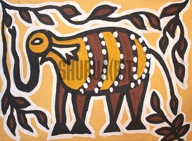 So Rahi Design A Sohrai Painting – SHURUA(R)T