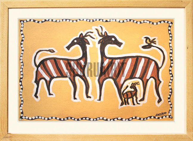 So Rahi Print A Sohrai Painting – SHURUA(R)T