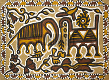 Load image into Gallery viewer, A Sohrai Painting