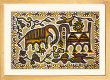 Load image into Gallery viewer, A Sohrai Painting