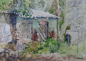 Painting of a Garden House