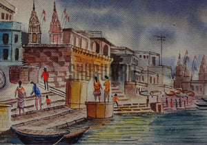 Painting of Benares Ghat