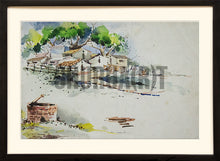Load image into Gallery viewer, Painting of an Indian Village