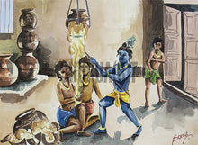Load image into Gallery viewer, God Krishna Playing