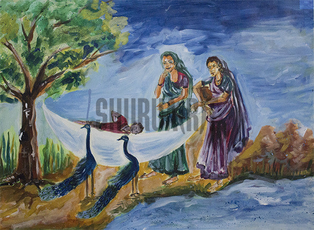 Scene of an Indian Village