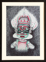 Load image into Gallery viewer, Painting of a Kathakali Artist