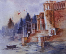 Load image into Gallery viewer, Painting of a Benares Ghat