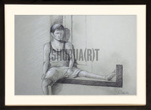 Load image into Gallery viewer, Boy sitting in a balcony