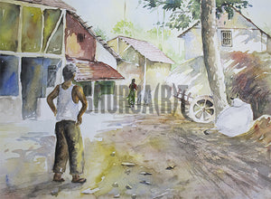 Scene from an Indian Village
