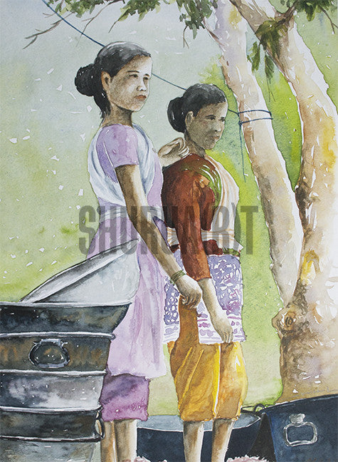 Scene from an Indian Village