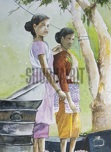Scene from an Indian Village