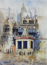 Load image into Gallery viewer, Manikarnika Ghat in Varanasi
