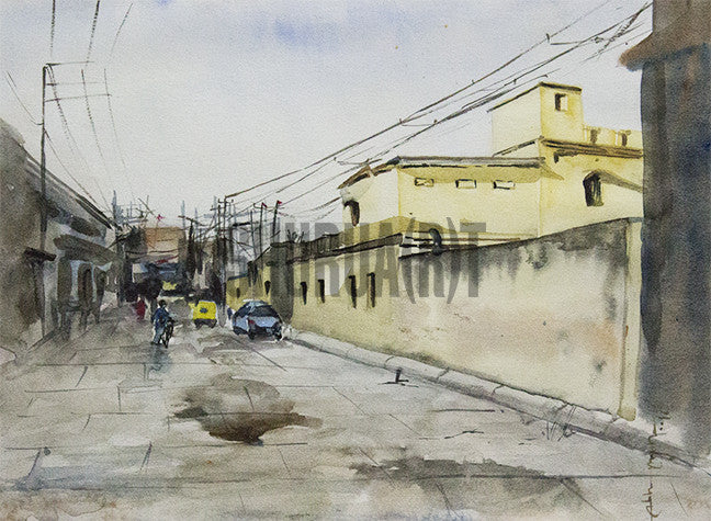 A street in Varanasi