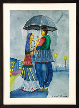 Load image into Gallery viewer, A Loving Couple under an Umbrella