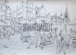 A Bazaar in Varanasi