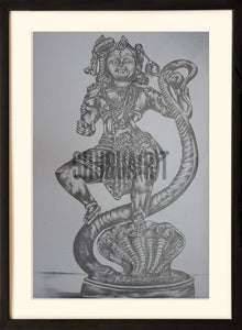 Sketch of God Krishna