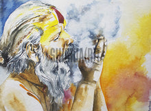 Load image into Gallery viewer, Portrait of a Sadhu