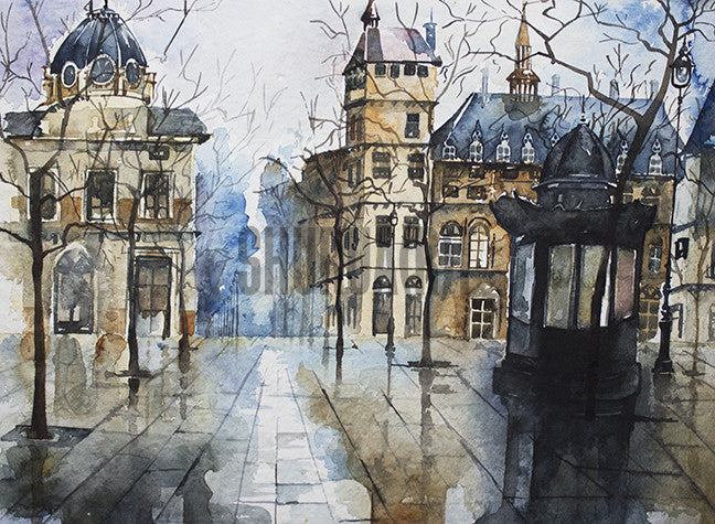Painting of a City