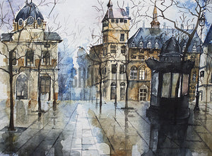 Painting of a City