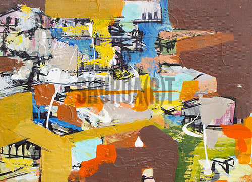 Ghats of Varanasi: An Abstract View