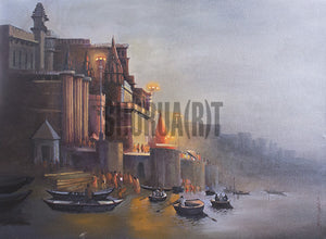Original Painting of Varanasi Ghat