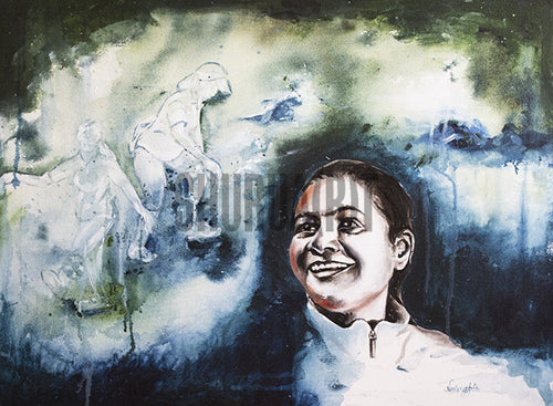 Original Painting of Arunima Sinha