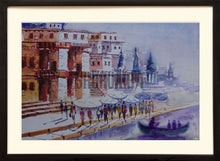 Load image into Gallery viewer, Painting of famous Varanasi Ghats