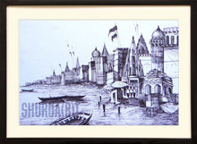 Load image into Gallery viewer, Painting of a Benares Ghat
