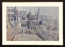 Load image into Gallery viewer, Painting of Manikarnika Ghat