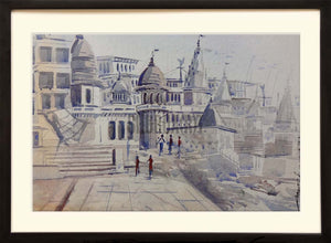Painting of Manikarnika Ghat