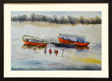 Load image into Gallery viewer, Morning dip in river Ganges