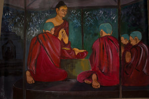 Buddha in Kashi - Original Handmade