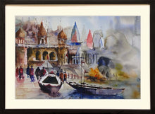 Load image into Gallery viewer, Painting of Benares Ghat