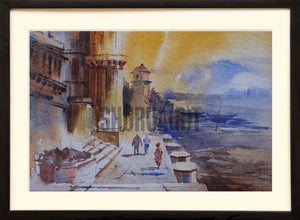 Painting of a Benares Ghat